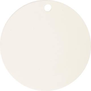 Elegant Hvid Terrakotta Platte 15 cm