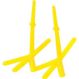 Gule Kyllingefødder i Plast - 50 stk. til DIY-projekter