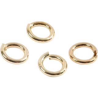 Forgyldt O-ring 0,7 mm - 500 stk. til smykkeproduktion