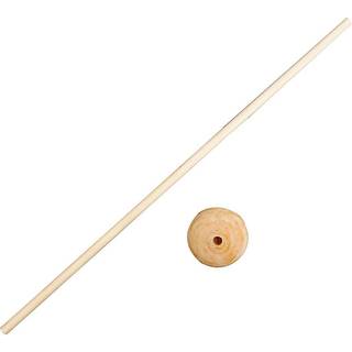Rundstokke m. fod | 6mm x 30cm | 10 stk.