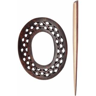 KnitPro Symfonie Sjalspind VIOLA EXOTICA 1 stk sjalspind fra KnitPro i luksuriøst Symfonie-træ Det fine design i træ kan tilføje et elegant touch til stort set enhver beklædningsgenstand.