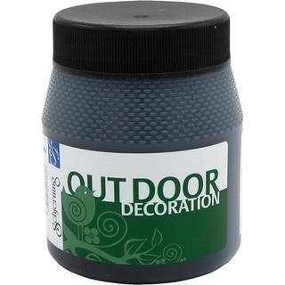Udendørsmaling, sort, 250ml/ 1 fl.