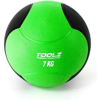 TOOLZ 7kg Medicine Ball - Green, Black - green - nosize