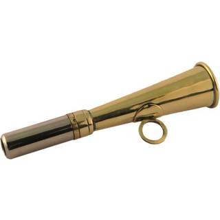 Grey Oak Hunting Horn 16 cm Brass, OneSize