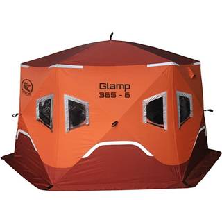 Isoleret isfisketelt / glampingtelt iFish Glamp 365-6 Insulated, pop-up, for 1 - 6 personer, med 10 vinduer &amp; 2 døre