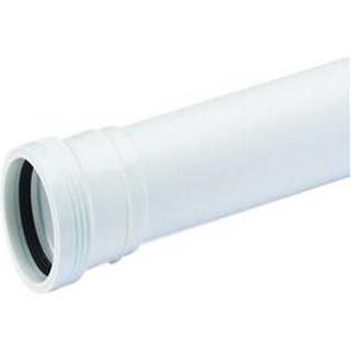 Wavin Wafix pp afløbsrør med muffe 40 x 1000 mm hvid