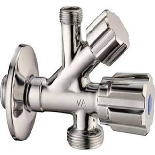 Dobbelt Stopventil 1/2"X3/8"X3/4" Lige Solar