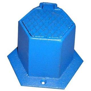 Jemi Stophane dæksel let 78X75 mm 6 kant støbejern