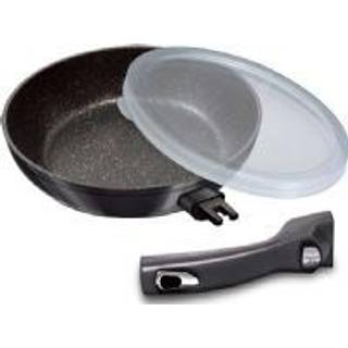Berlinger Haus - Stegepande ø28 cm - aftageligt håndtag og låg - El / Gas / Induktion - Carbon Pro Edition