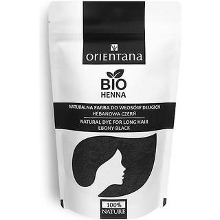 Orientana Bio Henna Natural Dye Permanent hårfarve Skygge Ebony Black 100 g - 100 g