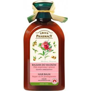 Green Pharmacy Argan Oil & Pomegranate Hair Balm Balsam til tørt og skadet hår 300 ml - 300 ml