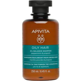 Apivita Oily Hair Oil Balance Shampoo Dybderensende shampoo til fedtet hår og hovedbund For at give håret styrke og glans 250 ml - 250 ml