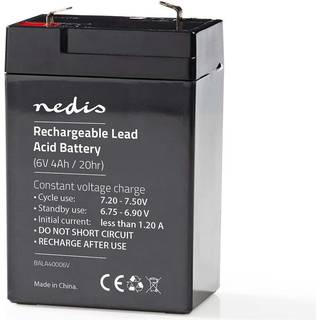 Genopladeligt blybatteri 6V - 4500 mAh
