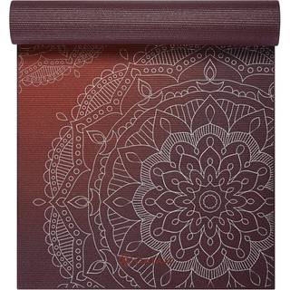 Gaiam Yoga Mat Premium Print Reversible Extra Thick Non Slip Exercid & Fitness Mat til alle typer Yoga Pilates & Floor Workouts Inner Peace Lotus