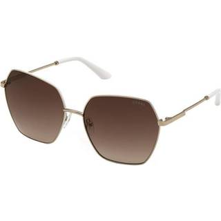 Guess Kvinde GU7785 32F Solbriller Metal Guld Brun Geometrisk Normal Skygge