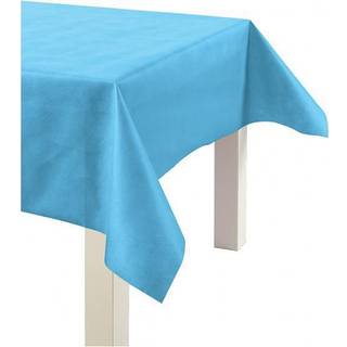 Turkis Dug i Imiteret Stof - 125 cm x 10 m