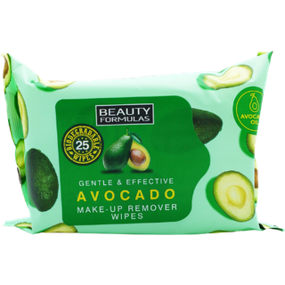 Beauty Formulas Avocado Oil Renseservietter - 25 stk