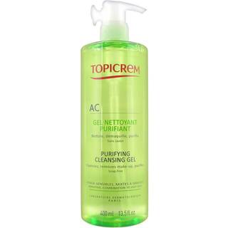 Topicrem AC Purifying Cleansing Gel Dybderensende gel til fedtet sensitiv hud 400 ml - 400 ml