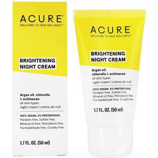 ACURE Brightening Lysende natcreme 50 ml - 50 ml