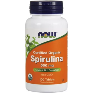 Økologisk Spirulina, 500 mg - 100 tabletter