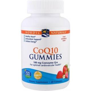 Nordic Naturals - CoQ10 Gummies, 100mg jordbær - 60 gummies