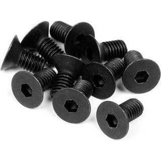 HPI - HPZ081 - Flat Head Screw M3X6Mm (Hex Socket/10Pcs)