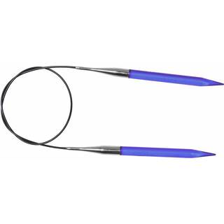 KnitPro Trendz FASTE rundpinde 60 cm (3.5-12.00mm) 7.00 mm Blå Indhold:1 fast rundpind Materiale:Akryl Typer: Faste rundpinde Størrelser:3.50-12.00 mm.