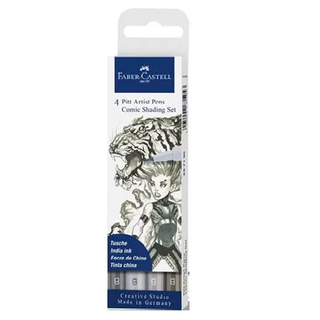 Pitt Artist Pen Comic grau Tuschestift-Set