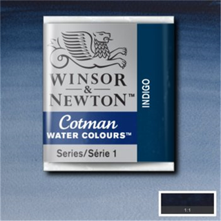 Winsor & Newton Cotman akvarelfarve half pan – Indigo 322