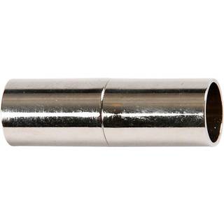 Cylinderformet Magnetlås 23 mm, 2 stk. - Forsølvet