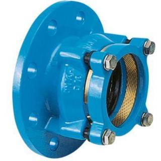 Hawle SYSTEM 2000 flangekobling DN200/200 mm. PN10. Trækfast. A4 bolte. Duktiljern