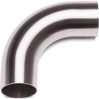 Bøjning 90° DS 316L SATIN Ø63,5X1,6
