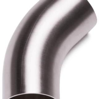 Bøjning 45° DS 316L SATIN Ø51X1,2