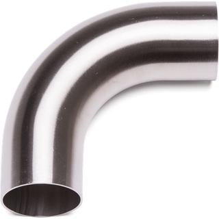Bøjning 90° DS 316L SATIN Ø101,6X2,0