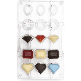 Professionel chokoladeform i polycarbonat - The gems