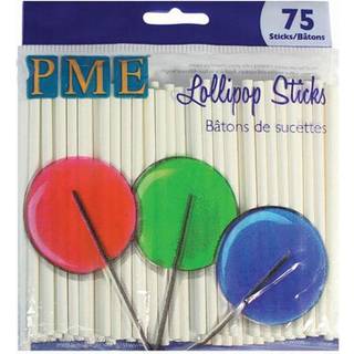 Slikkepinde - Lollipop Sticks - 9,5cm, 75 stk