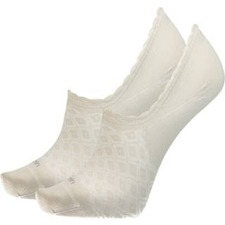 Calvin Klein 2-pak Libby Diamond No Show Sock - Beige - Strl 37/41