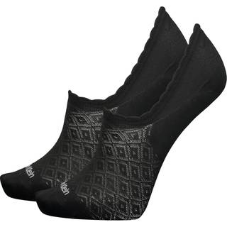 Calvin Klein 2-pak Libby Diamond No Show Sock - Black - Strl 37/41