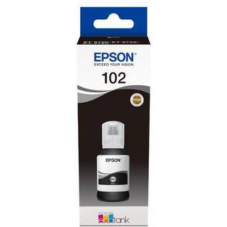 Epson Epson 102 Blækflaske sort T03R140