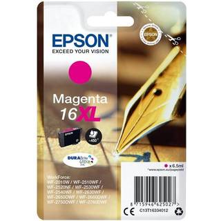 Magenta blækpatron nr.16XL - Epson 16XL - 6,5 ml