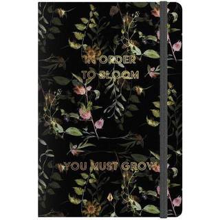 Burde Deluxe Notesbog | A5 | Linjeret | Flower