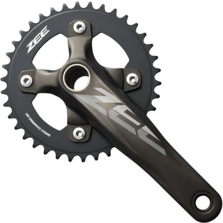 Shimano ZEE MTB kranksæt med 1 klinge 36T Inkl. leje - Længde på pedalarm 170 mm