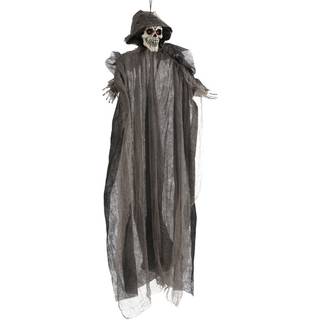 Hængende Halloween skelet med LED lys - 120 cm.