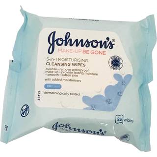 Johnson's Make-Up Be Gone 5in1 Moisturising Cleansing Wipes - 25 stk