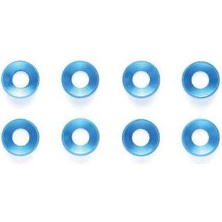 3mm Alu. Washer *8 Blue