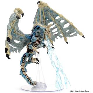 DnD - Boneyard Premium Set Blue Dracolich - Icons of the Realms Premium DnD Figur