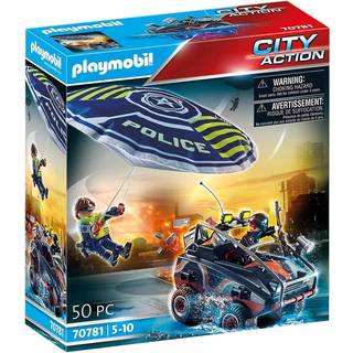Playmobil Police faldsk?rm med amfibisk k?ret?j