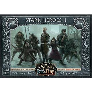 Cmon en sang med is og brand bordplade miniatyrer spil Stark Heroes II s?t - Mighty Warriors of House Stark! Strategispil for voksne i alderen 14