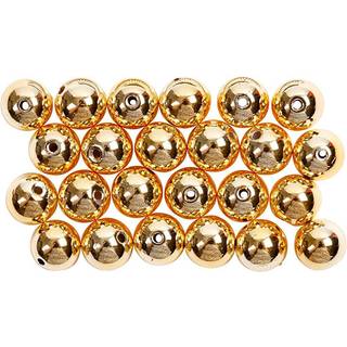 Guld Voksperler 8 mm - 50 stk. til Smykkeprojekter