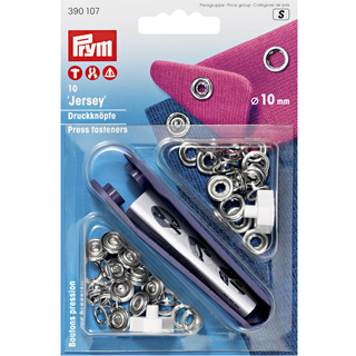 Prym Jersey trykknap Ø10mm (SØLV)
